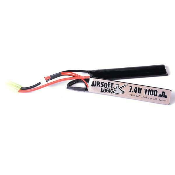 Airsoft Logic 7.4v Li-po 1100mah- nunchuck style