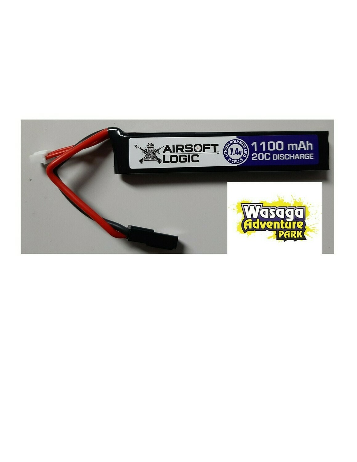 Airsoft Logic 7.4v Li-po 1100mah- stick