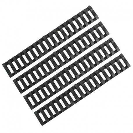 Ladder Rail Covers 4 Pack Black by KWS