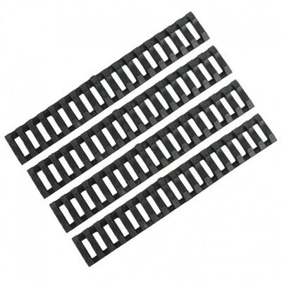 Ladder Rail Covers 4 Pack Black by KWS