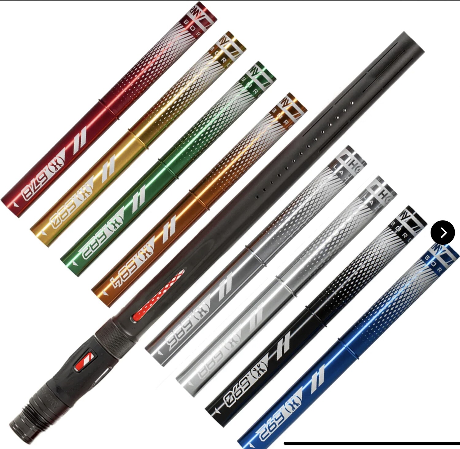 HK LAZR Barrel Kit - Dust Black Coloured Inserts Luxe Thread