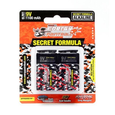 Energy Paintball 9V 2 Pack
