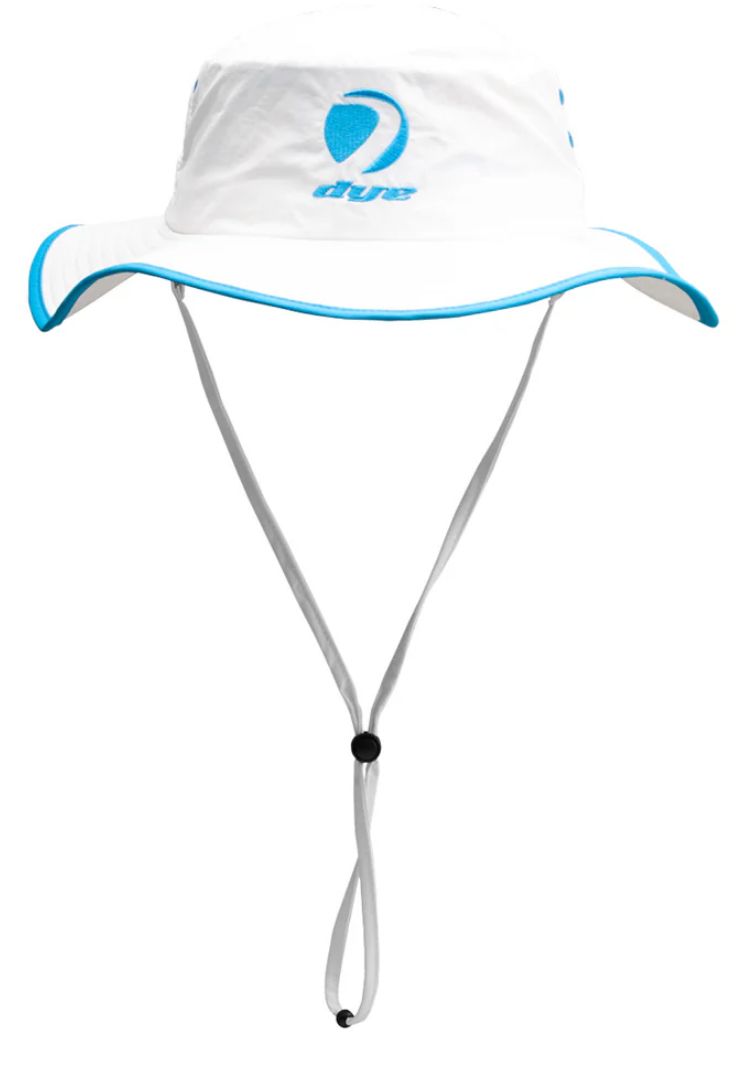 Dye Bucket Hat - White/Cyan