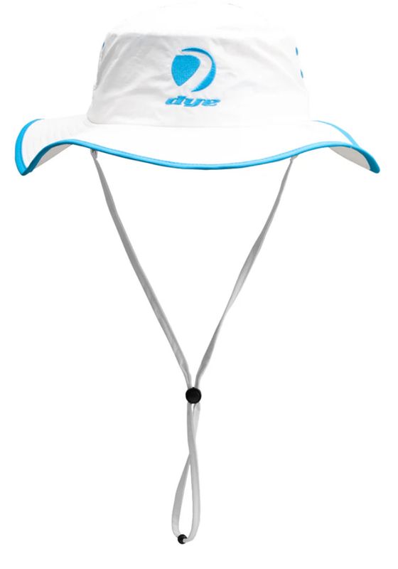 Dye Bucket Hat - White/Cyan
