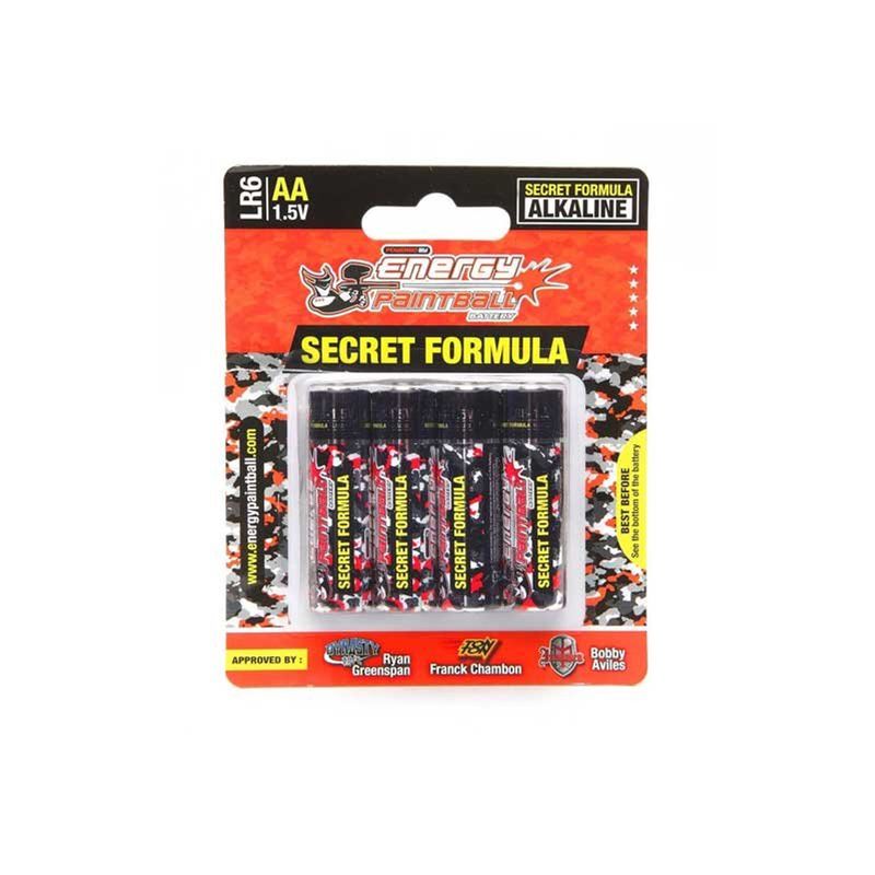Energy Paintball AA 4 Pack