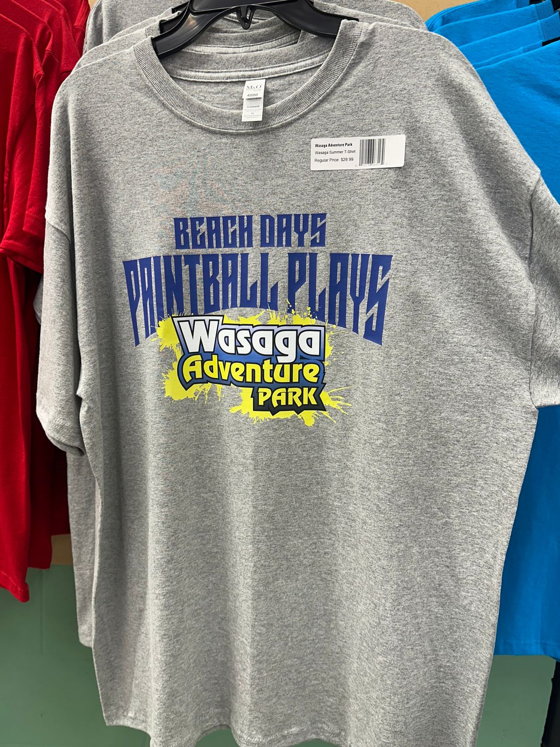 Wasaga Adventure Park T-Shirt “Beach Days, Paintball Plays”