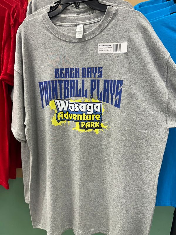 Wasaga Adventure Park T-Shirt “Beach Days, Paintball Plays”