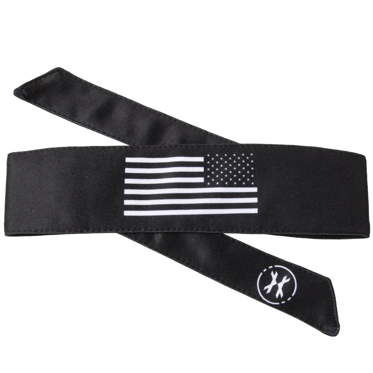 HK Headband - USA Black/White