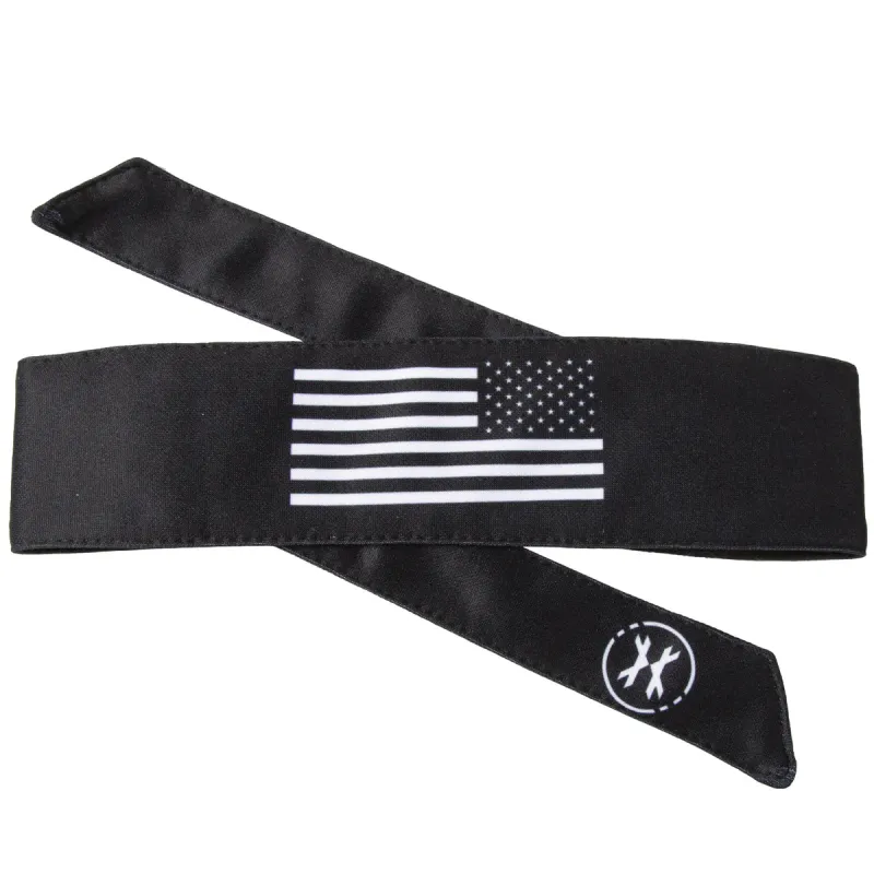 HK Headband - USA Black/White
