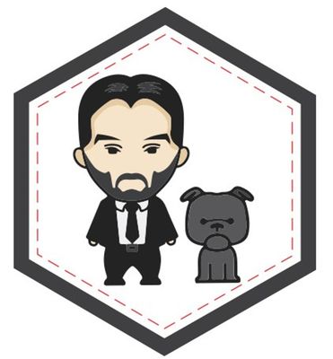 John Wick PVC Patch John Wick PVC Patch