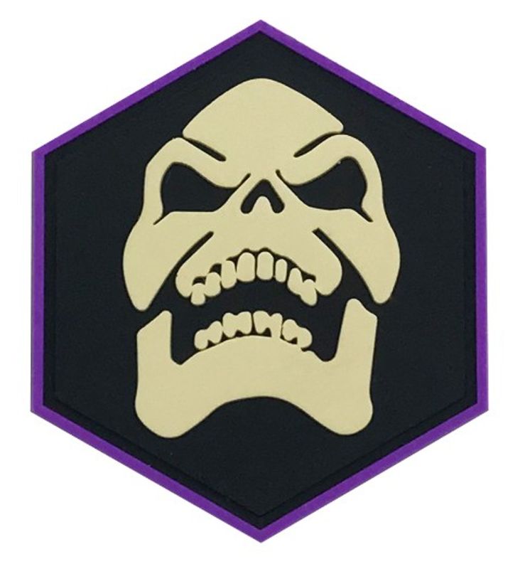 Skeletor Hexagon PVC Patch