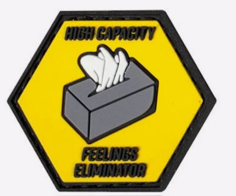 Valken High Capacity Feelings Eliminator Hexagon Morale Patch