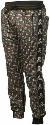 HK Jogger- Hostilewear Skulls Brown - 2XL HK Jogger- Hostilewear Skulls Brown - 2XL