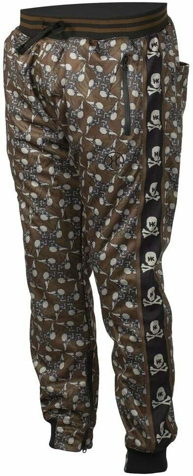 HK Jogger- Hostilewear Skulls Brown - 2XL HK Jogger- Hostilewear Skulls Brown - 2XL, size: small