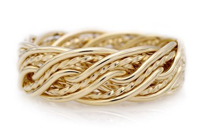 Ten Strand Open Weave Ring (8mm Width Pictured)