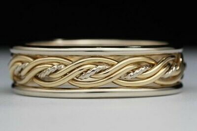 In Stock Special - OB520T Size 10. Two-Tone Five Strand Ring