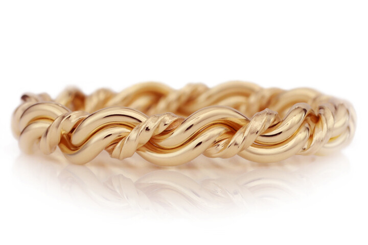 Cord of Three™ Christian Wedding Ring (3.5mm Briad)