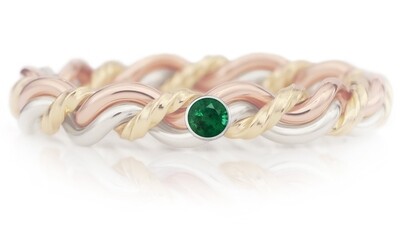 Add an 2.5mm Accent Birthstone to Ring