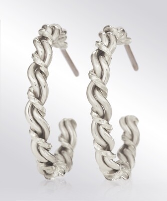 Hoop Earrings - Match Your Cord of Three™ Ring