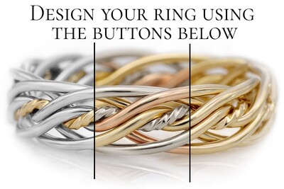Design Your Seven Strand Twist Ring