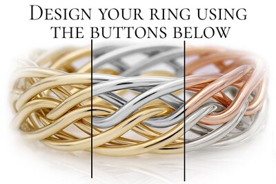 Design Your Eight Strand Open Weave Ring