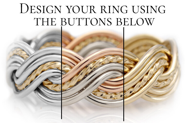 Design Your Eight Strand Closed Weave Braided Ring