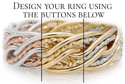 Design Your Ten Strand Open Weave Ring