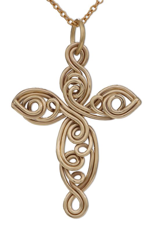 Medium Swirl Cross (#5)