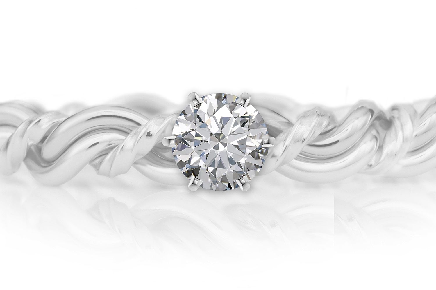 Add A Diamond To Your Ring - Store - HandWovenBands.com