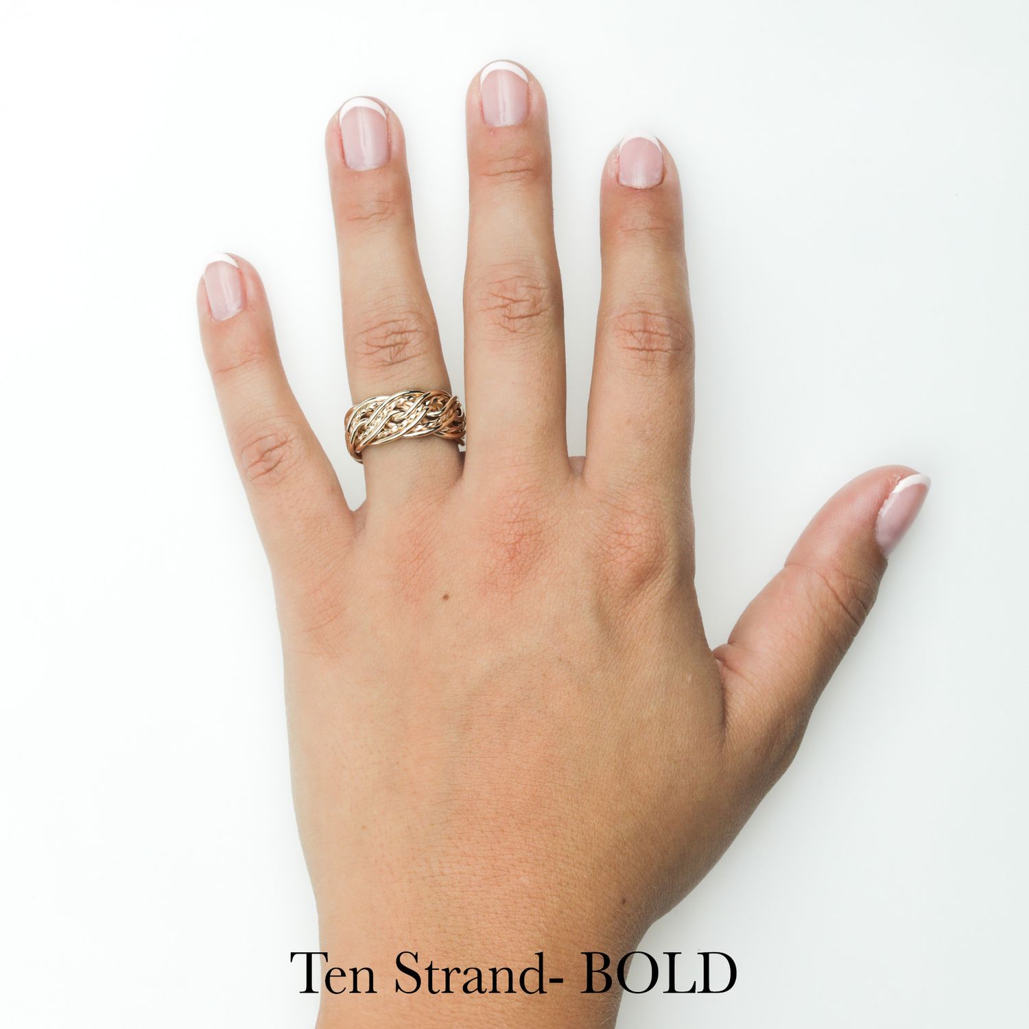 『TEN ＄RING GOLD×SILVER』 SILVER & GOLD 2-Tone - Ten Strand SILVER Wedding Ring