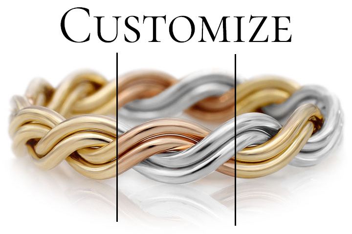 Design Your Four Strand Closed Braided Ring