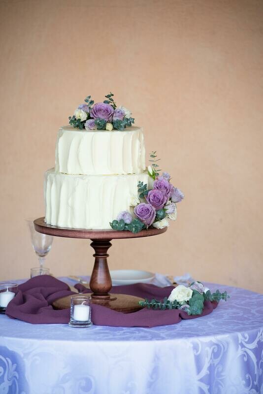 &quot;My Lavender Love&quot; Wedding Cake