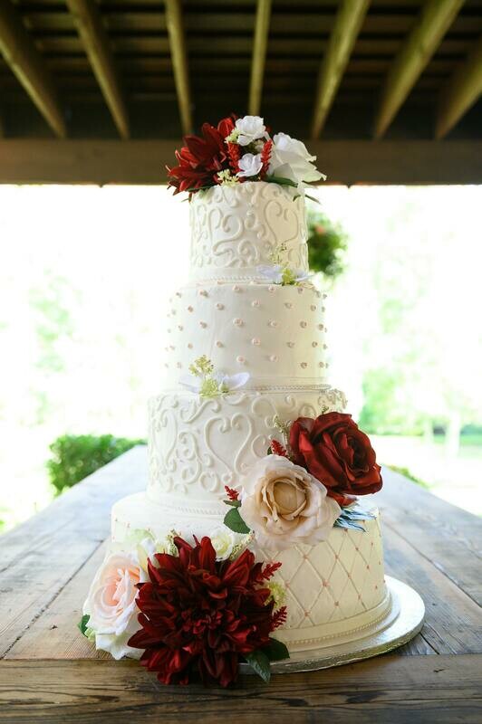 &quot;You&#39;re Worth it All&quot; Wedding Cake