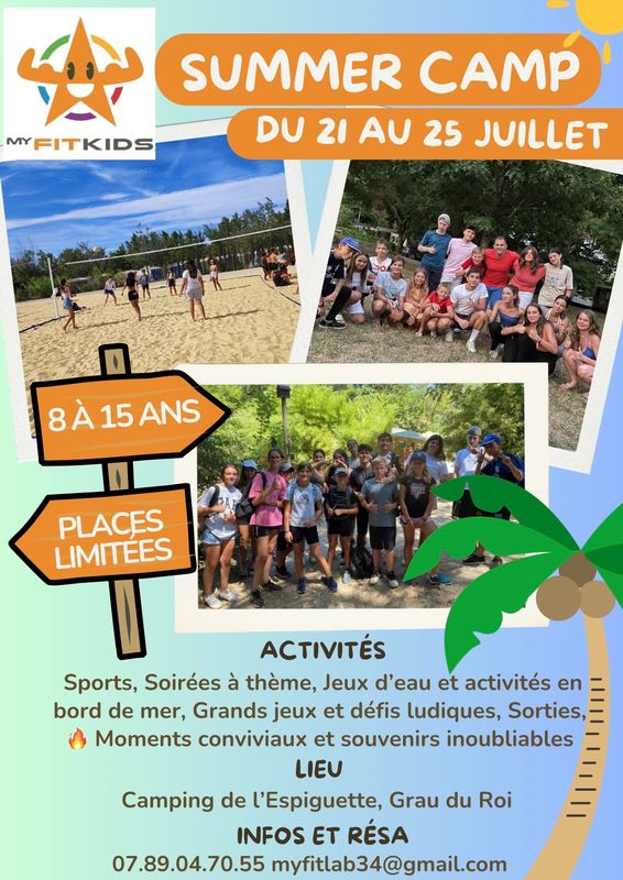 COLO SUMMER CAMP 21 au 25 juillet