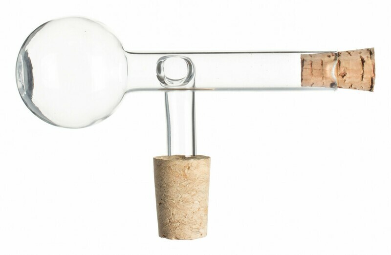 2cl DOSIERER &amp; AUSGIEßER AUS GLAS MIT NATURKORK