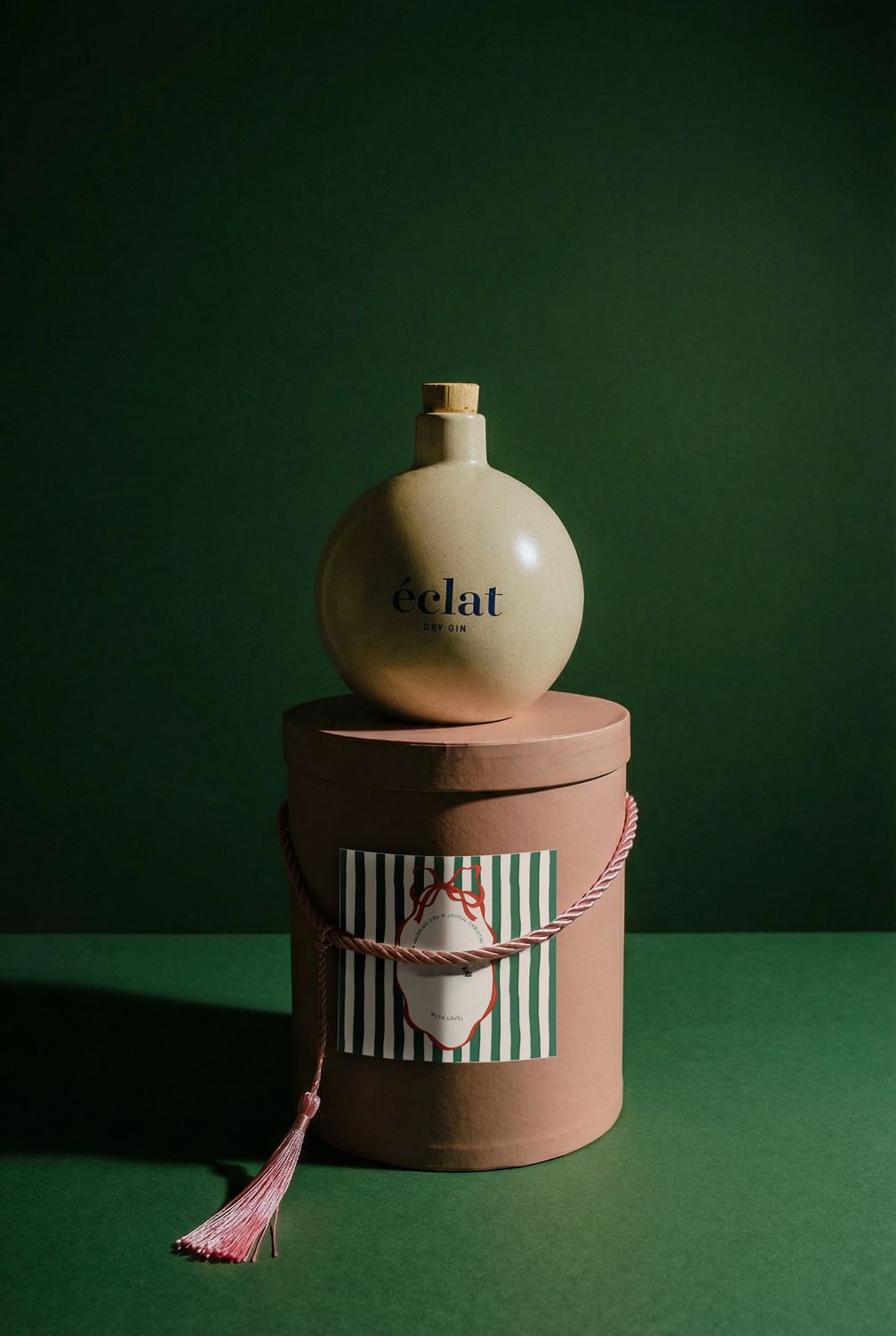 Petit Geschenkbox éclat Dry Gin mit Glasportionierer &amp; Keramikdocht