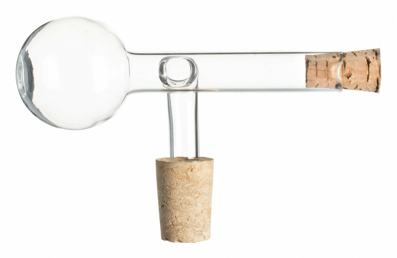 2cl DOSIERER &amp; AUSGIEßER AUS GLAS MIT NATURKORK