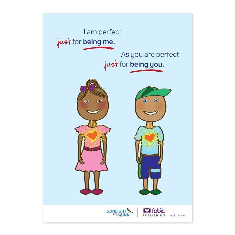 I am perfect just for being me. As you are perfect just for being you (Poster)