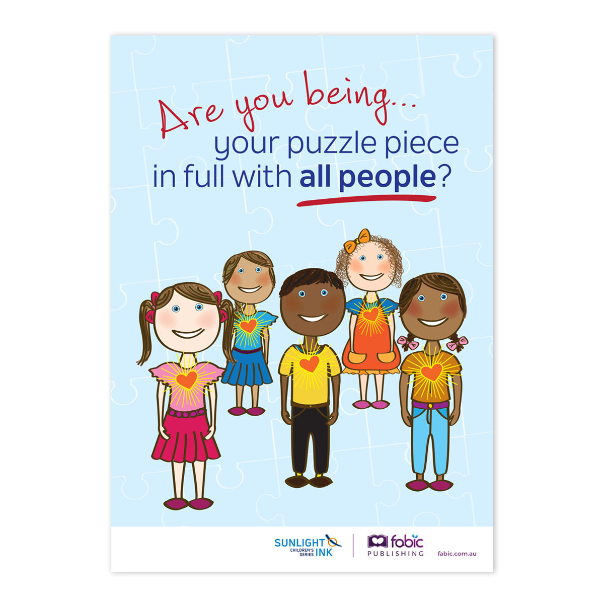 Are you being your puzzle piece with all people? (Poster)