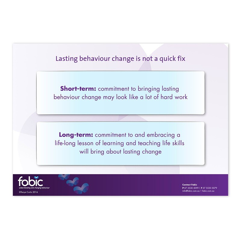 Lasting Behaviour Change Is Not a Quick Fix