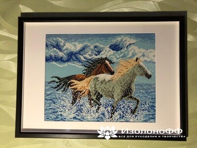 Картина "Лошади" 52х73 см