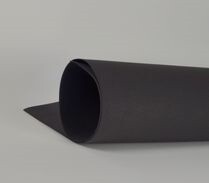 Фоамиран 1мм, Черный, № 195 (60х70см)