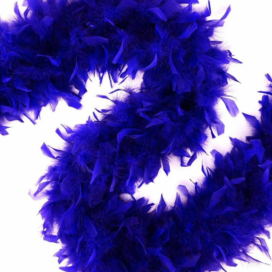 Chandelle Feather Boa + Regal Purple + Medium