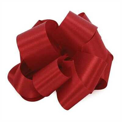 10 yards Satin Acetate  - First Red (Crimson)