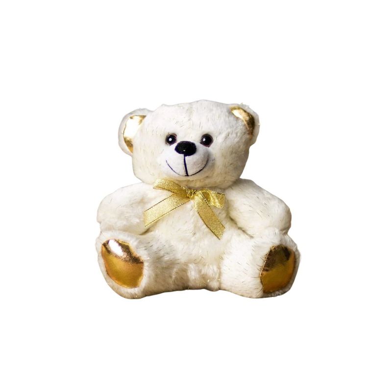 Teddy Bear with Gold Accents