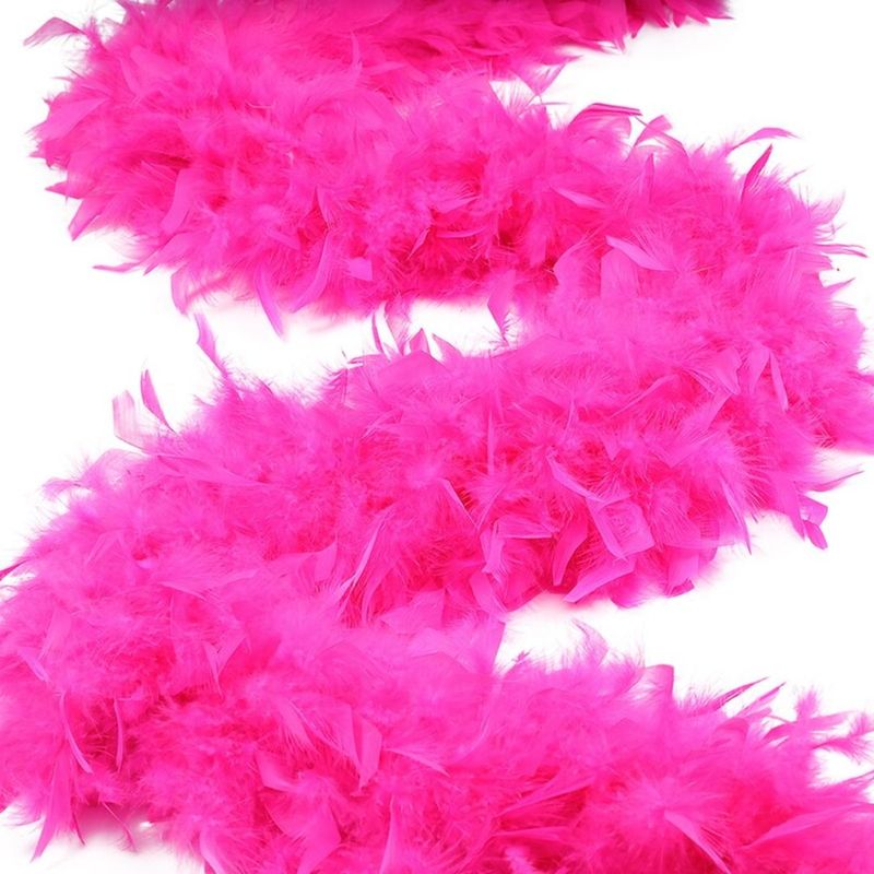 Chandelle Feather Boa + Shocking Pink + Heavy