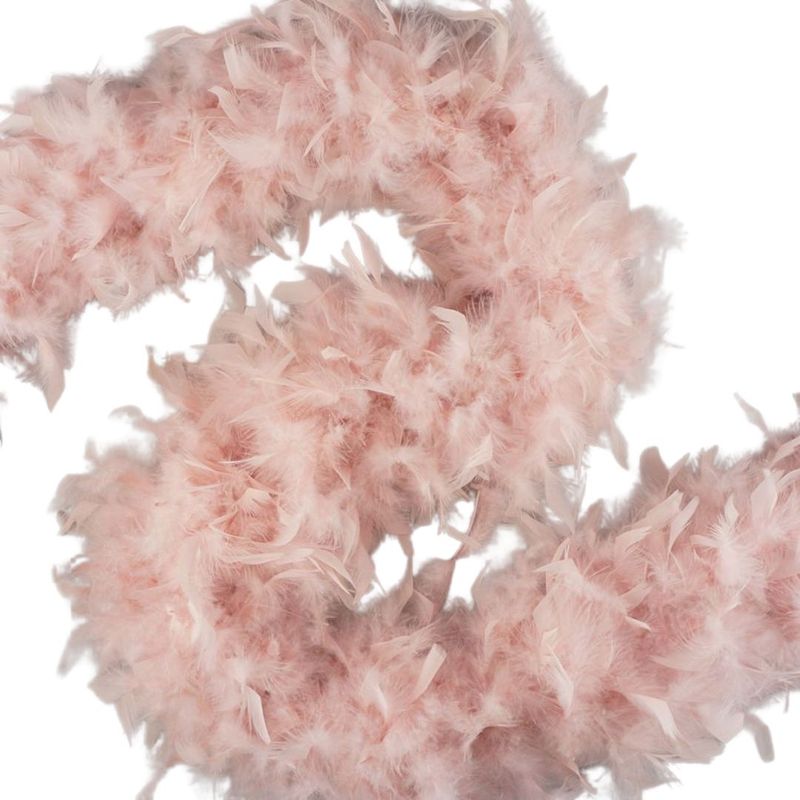 Chandelle Feather Boa + Champagne + Heavy