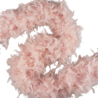 Chandelle Feather Boa + Champagne + Heavy