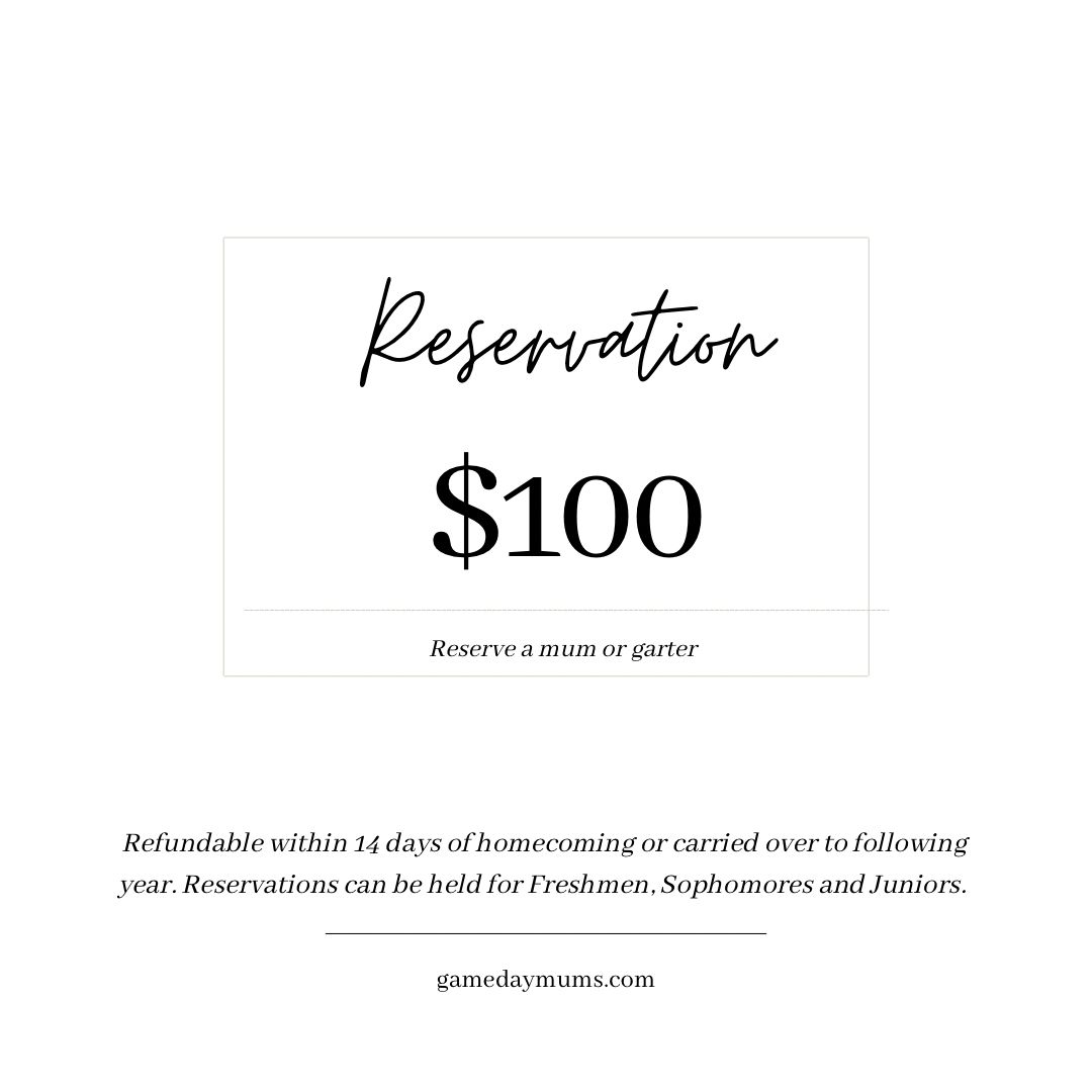 2025 Homecoming Deposit