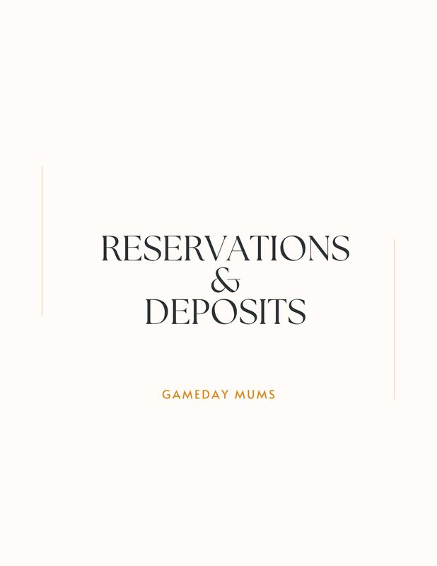 2026 Homecoming Deposits &amp; Reservations